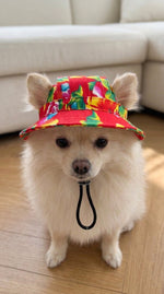 Sombrero para mascotas - Flor tropical